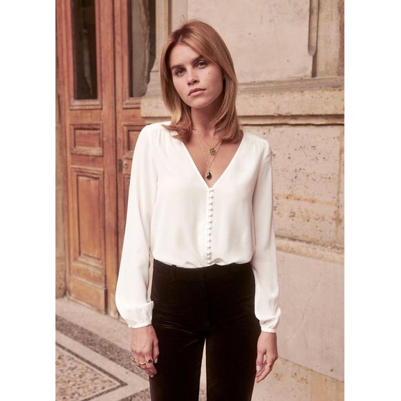 ❌SOLD❌ Sezane Heloise Blouse - Picture 2 of 7